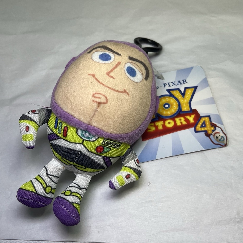 Disney Toy Story 4 Stuffed Animal Plush Buzz Lightyear Backpack Zipper Pouch